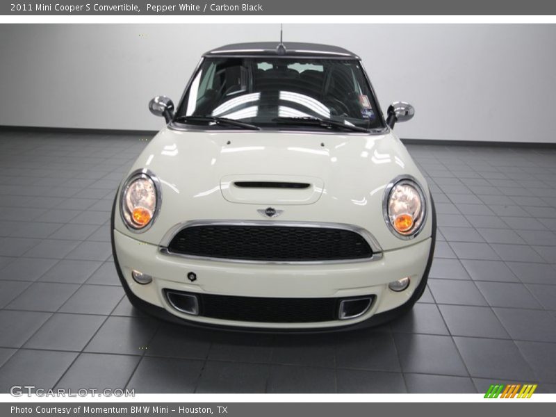 Pepper White / Carbon Black 2011 Mini Cooper S Convertible