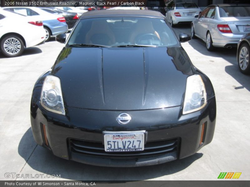 Magnetic Black Pearl / Carbon Black 2006 Nissan 350Z Enthusiast Roadster