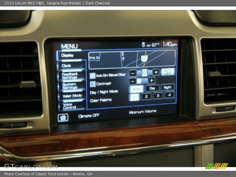 Sangria Red Metallic / Dark Charcoal 2010 Lincoln MKZ FWD