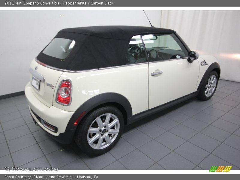 Pepper White / Carbon Black 2011 Mini Cooper S Convertible