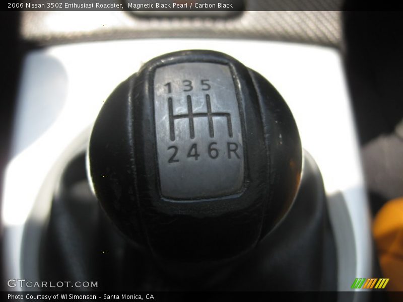 Magnetic Black Pearl / Carbon Black 2006 Nissan 350Z Enthusiast Roadster