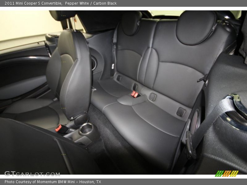Pepper White / Carbon Black 2011 Mini Cooper S Convertible