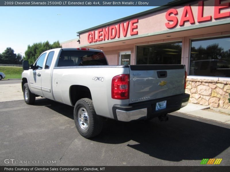 Silver Birch Metallic / Ebony 2009 Chevrolet Silverado 2500HD LT Extended Cab 4x4