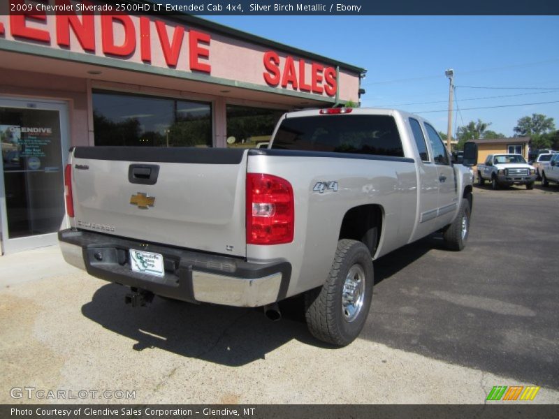 Silver Birch Metallic / Ebony 2009 Chevrolet Silverado 2500HD LT Extended Cab 4x4
