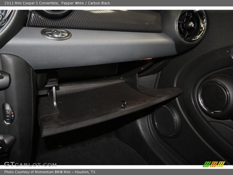 Pepper White / Carbon Black 2011 Mini Cooper S Convertible