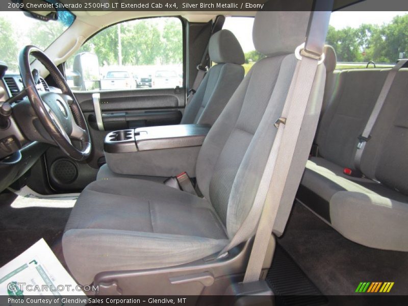 Silver Birch Metallic / Ebony 2009 Chevrolet Silverado 2500HD LT Extended Cab 4x4