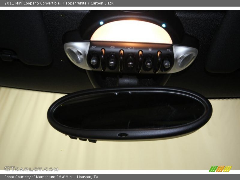 Pepper White / Carbon Black 2011 Mini Cooper S Convertible