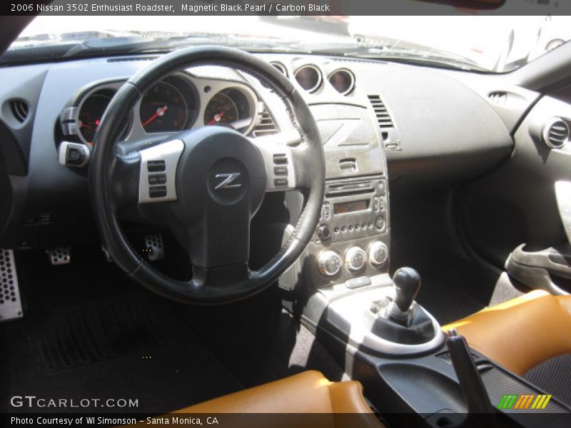 Magnetic Black Pearl / Carbon Black 2006 Nissan 350Z Enthusiast Roadster