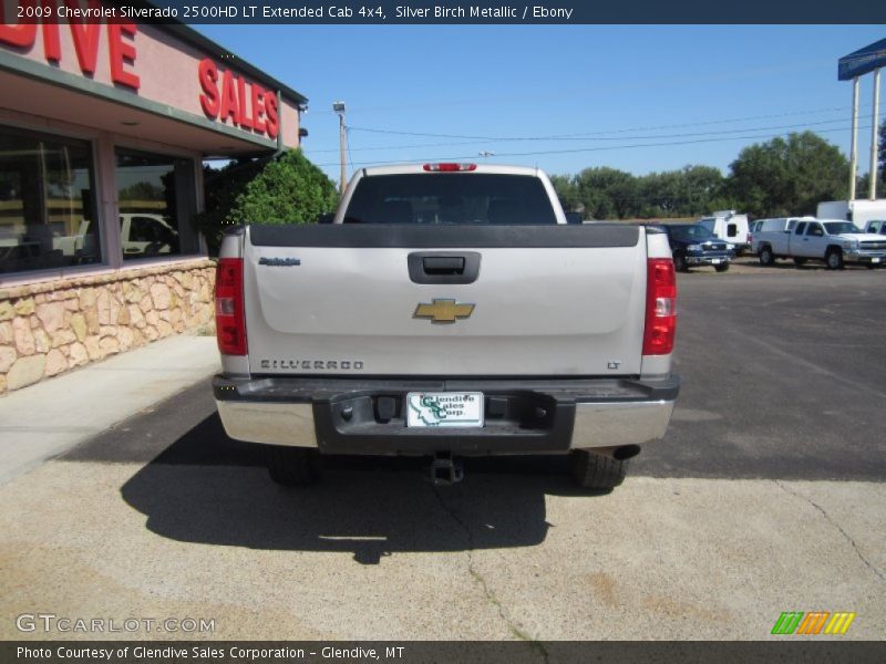 Silver Birch Metallic / Ebony 2009 Chevrolet Silverado 2500HD LT Extended Cab 4x4