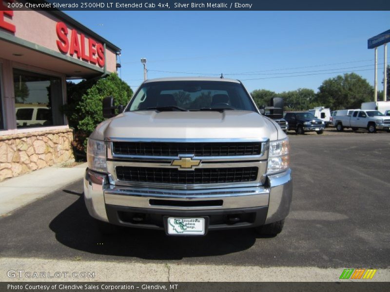 Silver Birch Metallic / Ebony 2009 Chevrolet Silverado 2500HD LT Extended Cab 4x4
