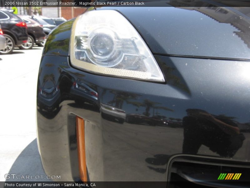 Magnetic Black Pearl / Carbon Black 2006 Nissan 350Z Enthusiast Roadster