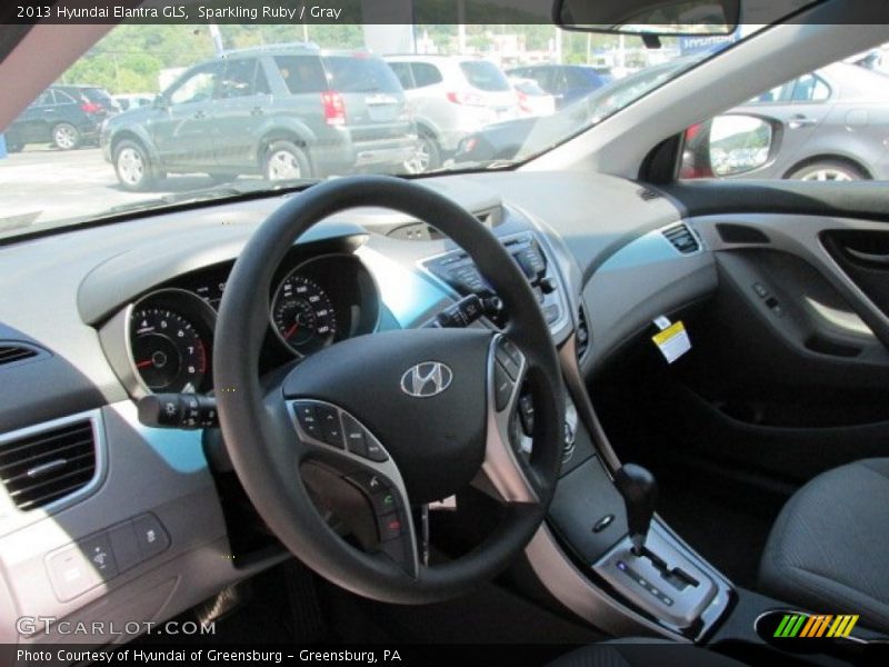 Sparkling Ruby / Gray 2013 Hyundai Elantra GLS