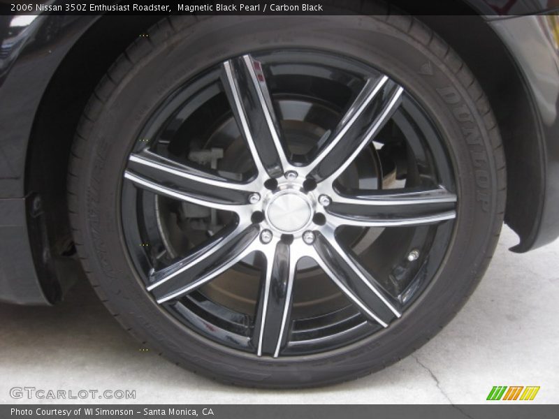 Magnetic Black Pearl / Carbon Black 2006 Nissan 350Z Enthusiast Roadster