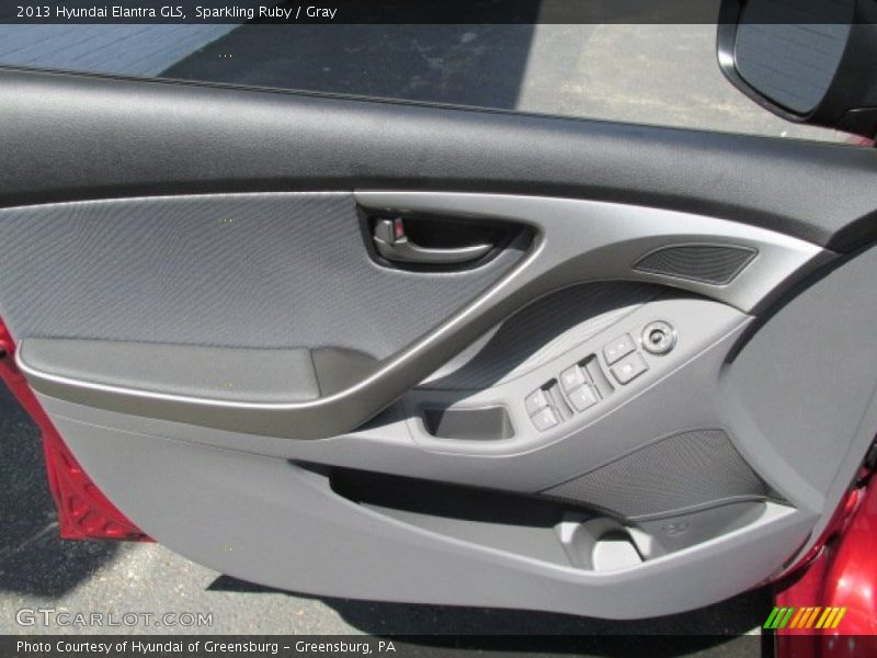 Sparkling Ruby / Gray 2013 Hyundai Elantra GLS
