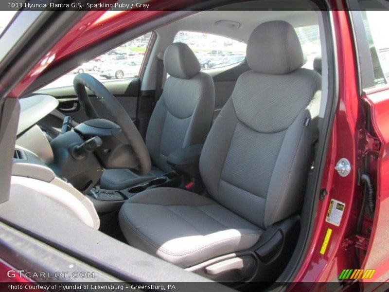 Sparkling Ruby / Gray 2013 Hyundai Elantra GLS
