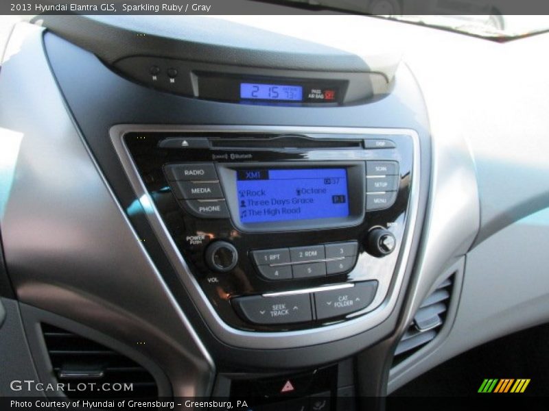 Sparkling Ruby / Gray 2013 Hyundai Elantra GLS