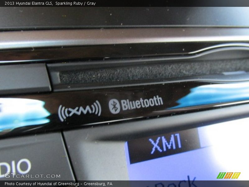 Sparkling Ruby / Gray 2013 Hyundai Elantra GLS