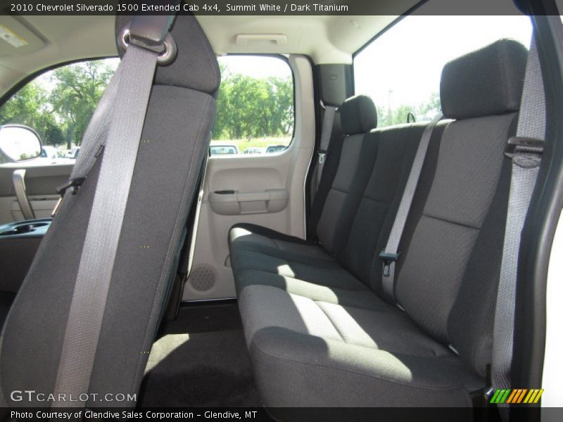 Summit White / Dark Titanium 2010 Chevrolet Silverado 1500 Extended Cab 4x4