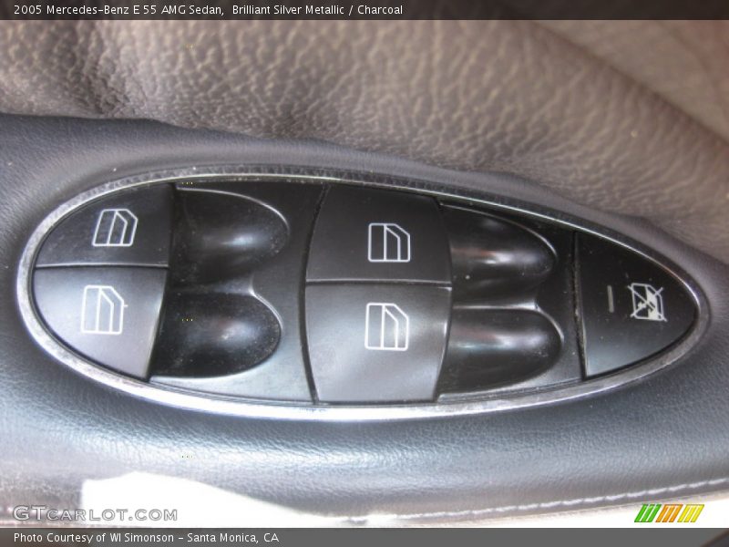 Brilliant Silver Metallic / Charcoal 2005 Mercedes-Benz E 55 AMG Sedan