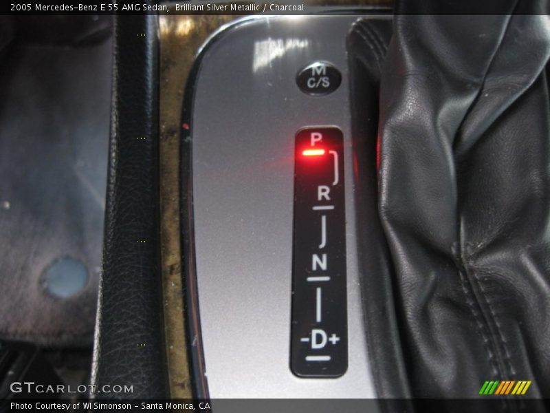 Brilliant Silver Metallic / Charcoal 2005 Mercedes-Benz E 55 AMG Sedan
