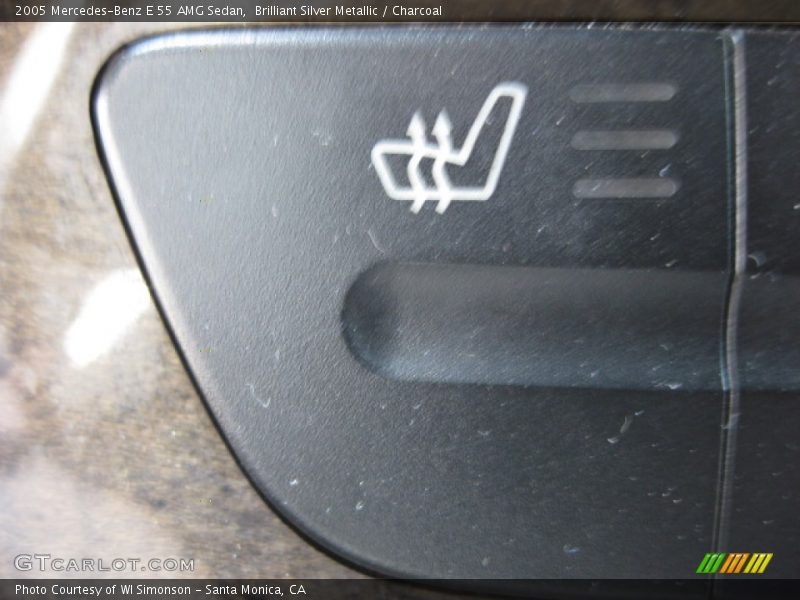 Brilliant Silver Metallic / Charcoal 2005 Mercedes-Benz E 55 AMG Sedan