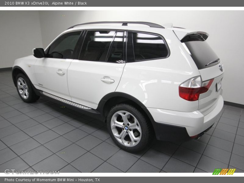 Alpine White / Black 2010 BMW X3 xDrive30i