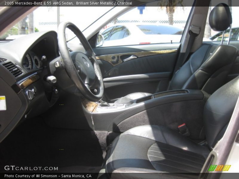 Brilliant Silver Metallic / Charcoal 2005 Mercedes-Benz E 55 AMG Sedan