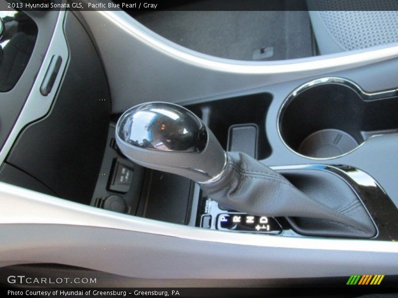 Pacific Blue Pearl / Gray 2013 Hyundai Sonata GLS