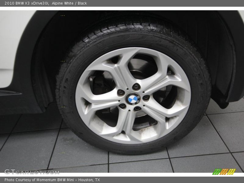 Alpine White / Black 2010 BMW X3 xDrive30i