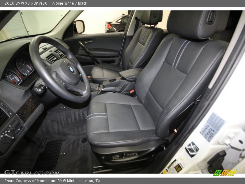 Alpine White / Black 2010 BMW X3 xDrive30i