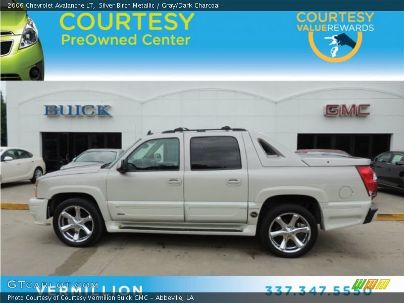 Silver Birch Metallic / Gray/Dark Charcoal 2006 Chevrolet Avalanche LT
