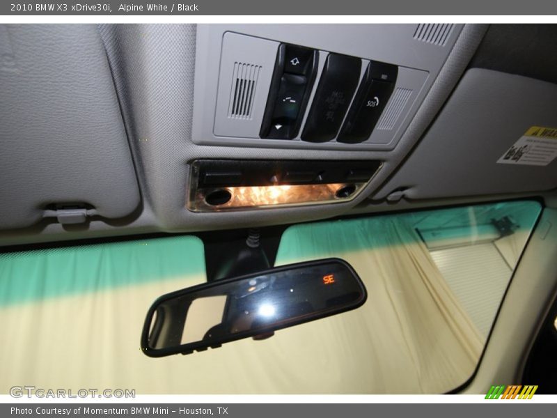 Alpine White / Black 2010 BMW X3 xDrive30i