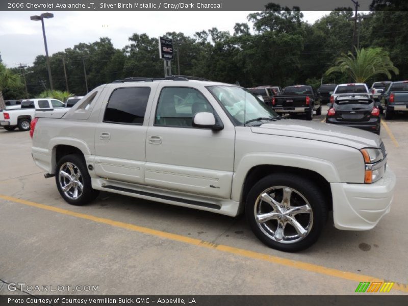 Silver Birch Metallic / Gray/Dark Charcoal 2006 Chevrolet Avalanche LT