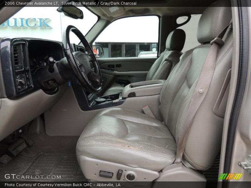 Silver Birch Metallic / Gray/Dark Charcoal 2006 Chevrolet Avalanche LT