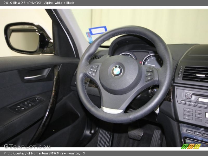 Alpine White / Black 2010 BMW X3 xDrive30i