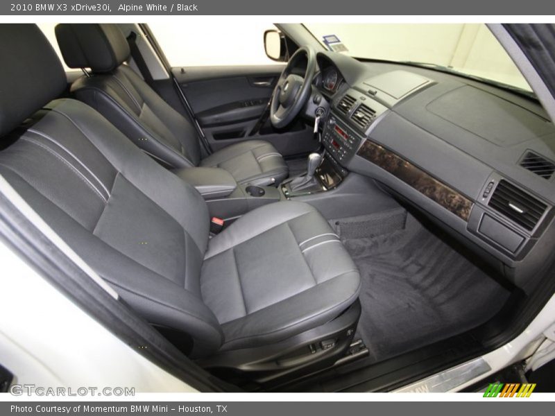 Alpine White / Black 2010 BMW X3 xDrive30i
