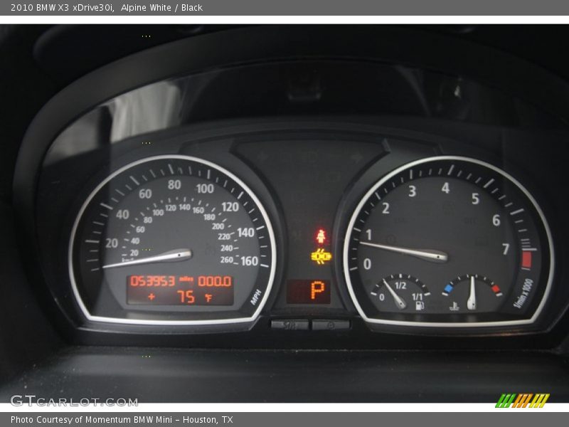 Alpine White / Black 2010 BMW X3 xDrive30i