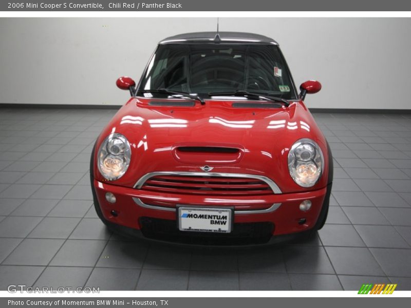 Chili Red / Panther Black 2006 Mini Cooper S Convertible