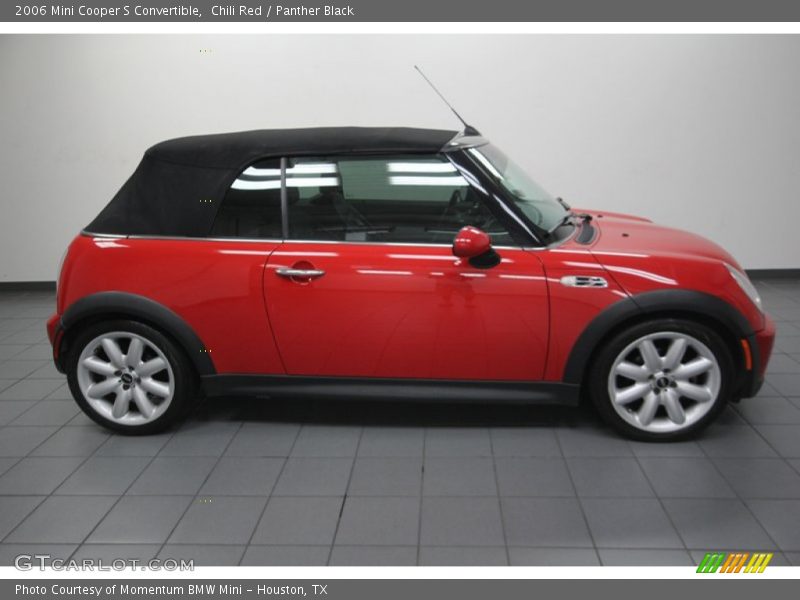 Chili Red / Panther Black 2006 Mini Cooper S Convertible