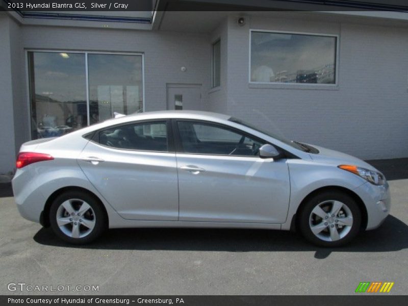 Silver / Gray 2013 Hyundai Elantra GLS