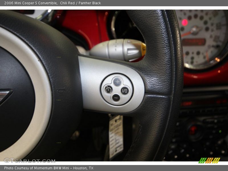 Chili Red / Panther Black 2006 Mini Cooper S Convertible