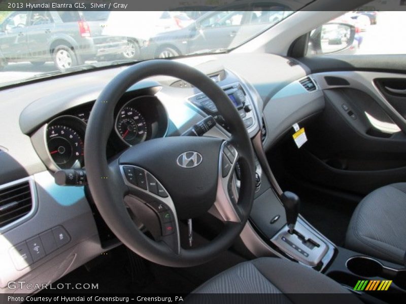 Silver / Gray 2013 Hyundai Elantra GLS