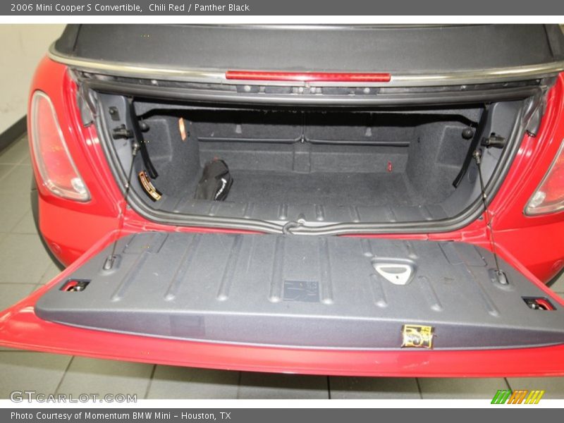 Chili Red / Panther Black 2006 Mini Cooper S Convertible