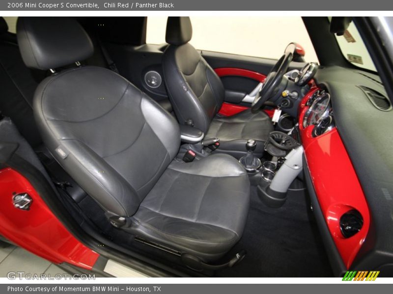 Chili Red / Panther Black 2006 Mini Cooper S Convertible
