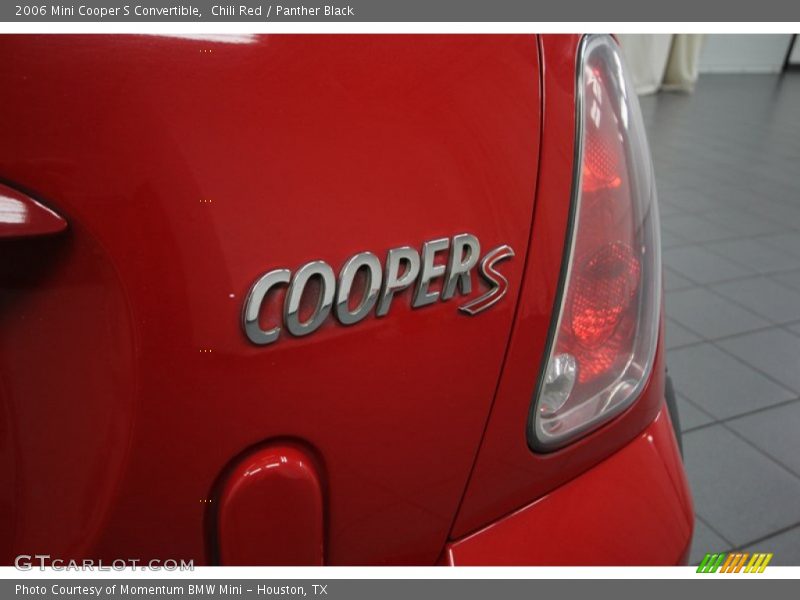 Chili Red / Panther Black 2006 Mini Cooper S Convertible