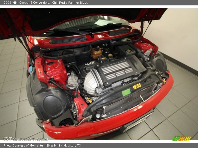 Chili Red / Panther Black 2006 Mini Cooper S Convertible