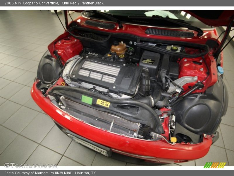 Chili Red / Panther Black 2006 Mini Cooper S Convertible