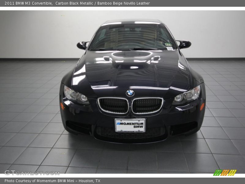 Carbon Black Metallic / Bamboo Beige Novillo Leather 2011 BMW M3 Convertible