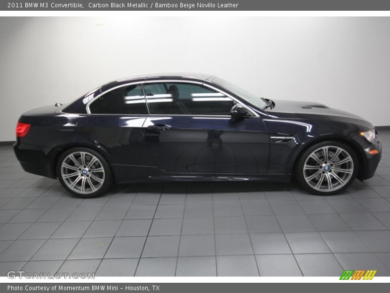 Carbon Black Metallic / Bamboo Beige Novillo Leather 2011 BMW M3 Convertible