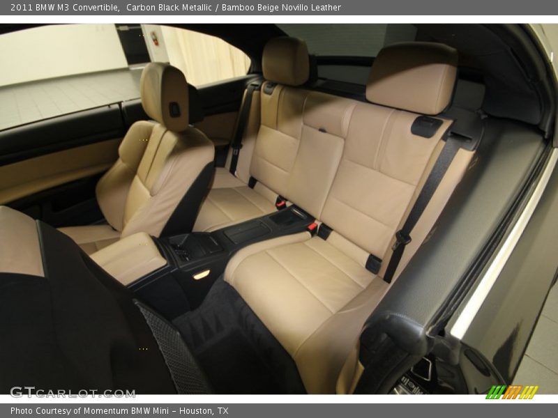Carbon Black Metallic / Bamboo Beige Novillo Leather 2011 BMW M3 Convertible